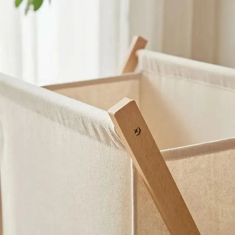 Lisslune | WoodFold - Foldable Laundry Basket from