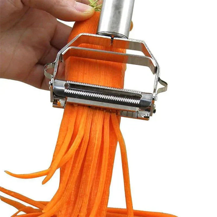 Lisslune | Ultra-sharp stainless steel multifunctional vegetable slicer & julienne cutter potato carrot grater