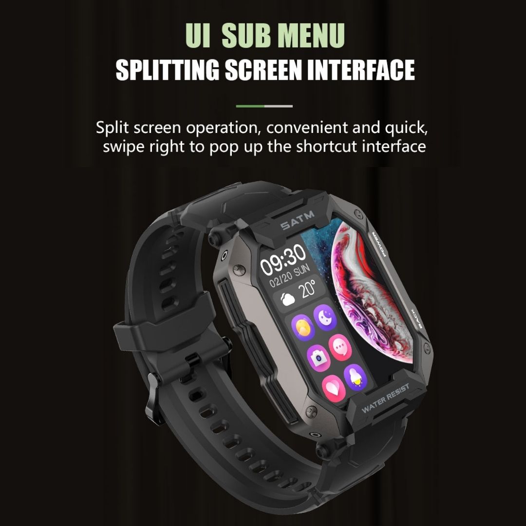 Lisslune | Top rated Military Army Tactical functions Long Life Battery Indestructible Rugged Smartwatch