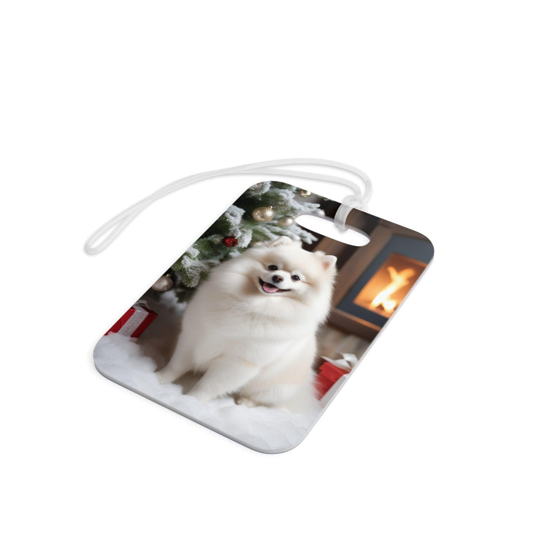 Lisslune | Festive Puppy Travel Tag for Vacation Adventurers
