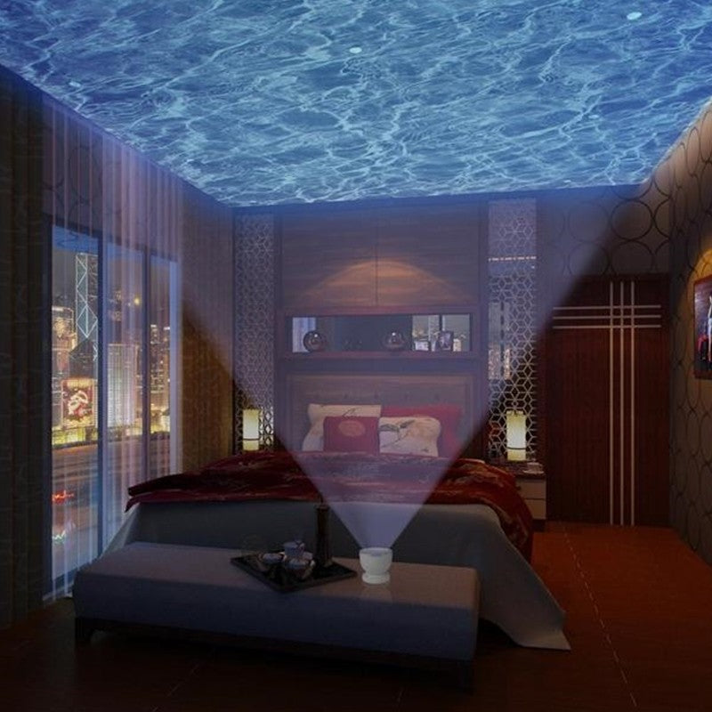 Lisslune | BlissWave | Ocean Wave Projector | Relaxing Light Spectacle | Automatic Shutdown