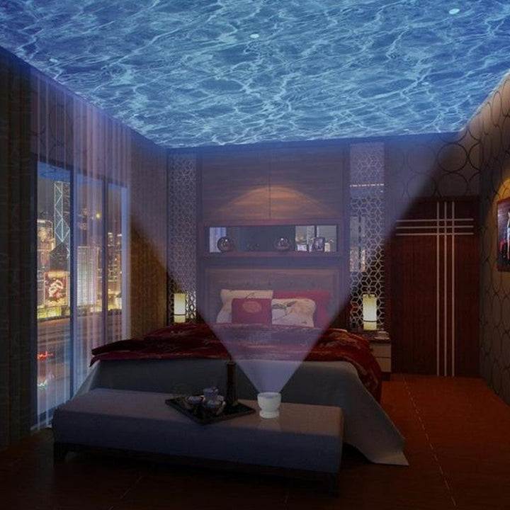 Lisslune | BlissWave | Ocean Wave Projector | Relaxing Light Spectacle | Automatic Shutdown
