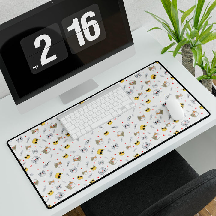 Lisslune | Elegant Peekaboo Workspace Mat: Redefine Your Office Style