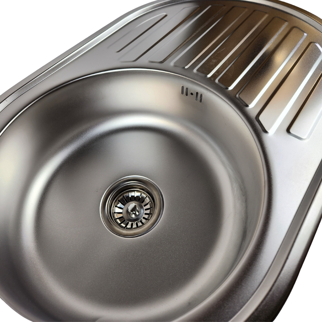 Lisslune | Stainless steel sink satin 77x50x16