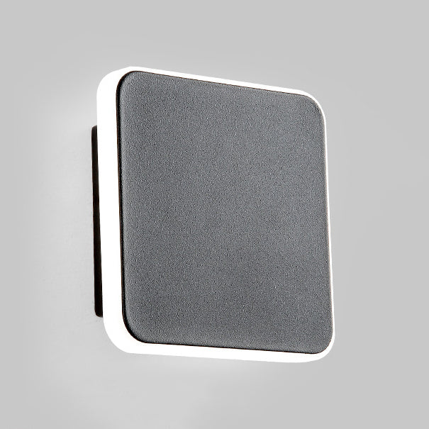 Lisslune | 1 Light Study Room Wall Lamp with Square Shade Black/White Wall Light in Warm/White Light