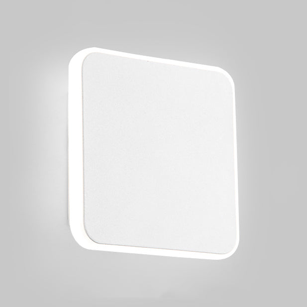 Lisslune | 1 Light Study Room Wall Lamp with Square Shade Black/White Wall Light in Warm/White Light