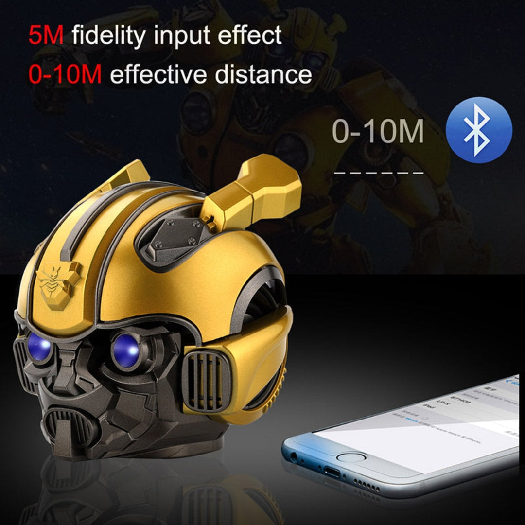 Lisslune | Bumblebee Helmet Speaker, Portable and Lightweight