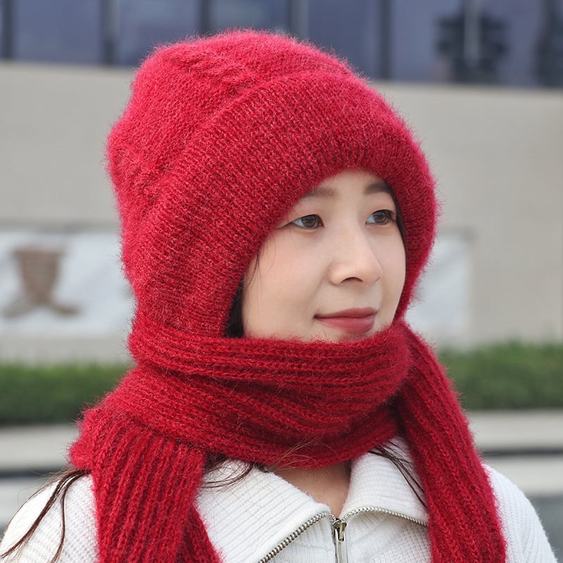 Lisslune | Integrated Ear Protection Windproof Cap Scarf