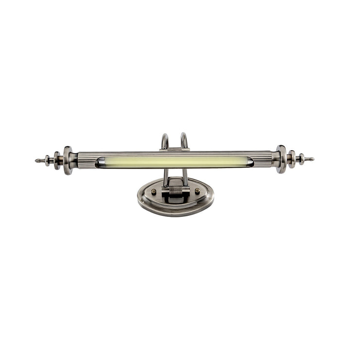 Skørter | Chrome Nickel Linear Vanity Wall Lamp Modern 18"/29.5" W LED Metal Wall Lighting Fixture in Warm/White Light