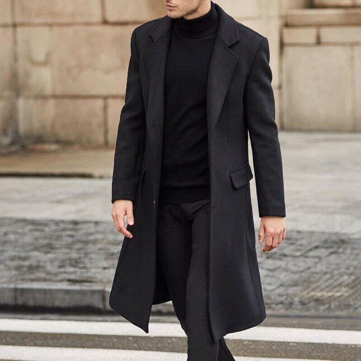 Men's elegant winter coat with classic cut and high-quality details Lisslune