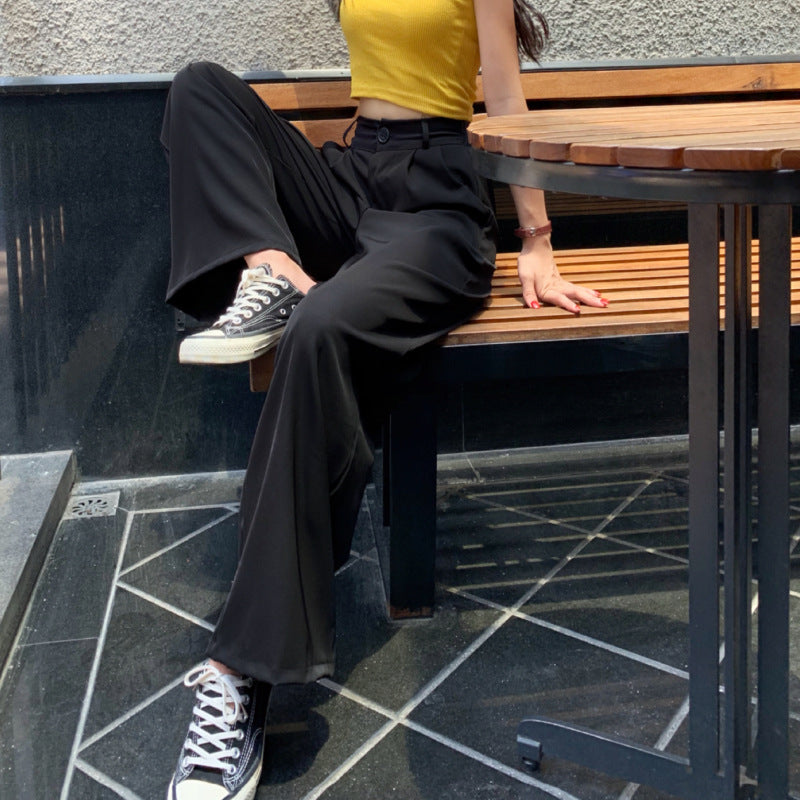 Women's Cropped Long Sleeve Shirt with Wide Cut Sleeves and Elegant Silhouette