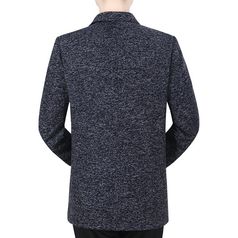 Men's blazer slim fit made of textured fabric Lisslune