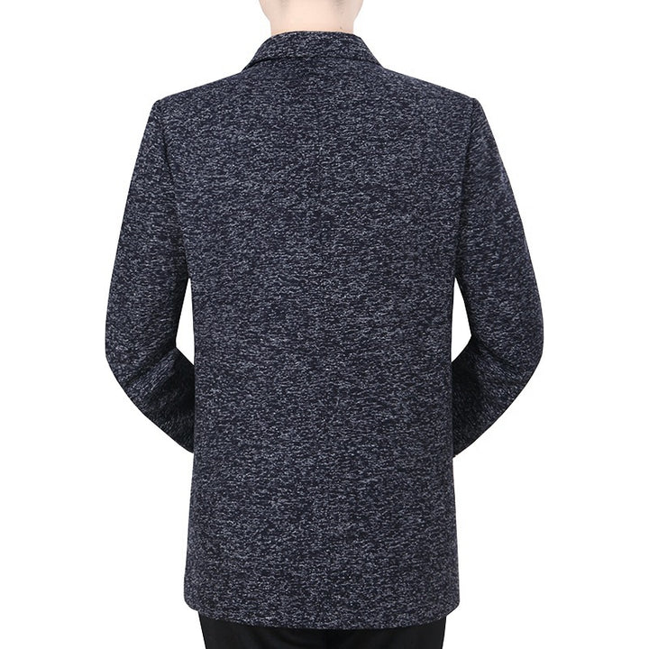 Men's blazer slim fit made of textured fabric Lisslune