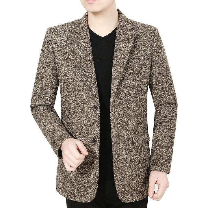Men's blazer slim fit made of textured fabric Lisslune