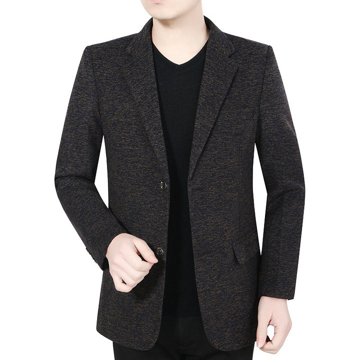 Men's blazer slim fit made of textured fabric Lisslune