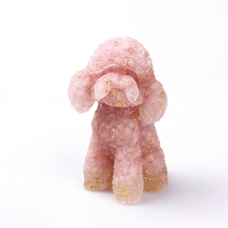 Lisslune | Frendorf Natural Crystal Poodle Gemstone Decoration