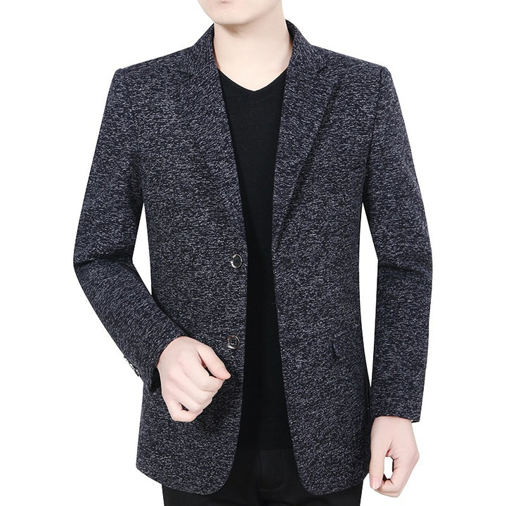 Men's blazer slim fit made of textured fabric Lisslune