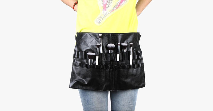 Lisslune | Handy Cosmetic Makeup Brush Apron – Get a professional touch in your salon