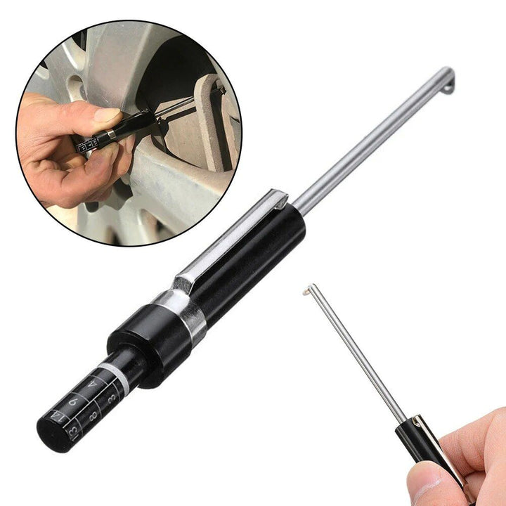 Lisslune | Easy-to-read Car Brake Pad Thickness Gauge - Precision Measuring Tool