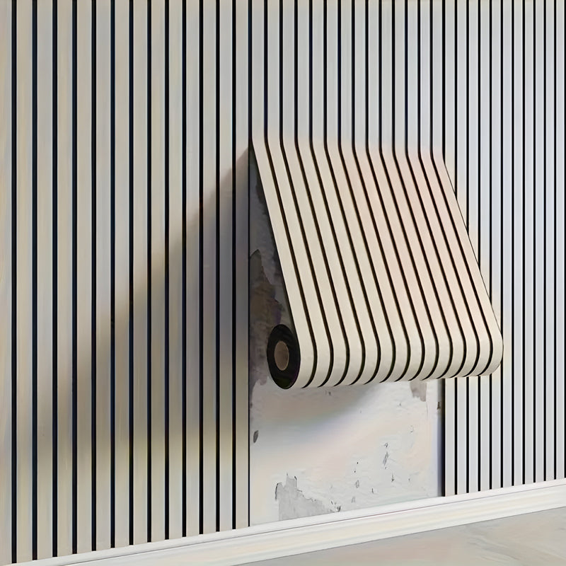 Lisslune | 3D wall panels create a modern, natural appearance