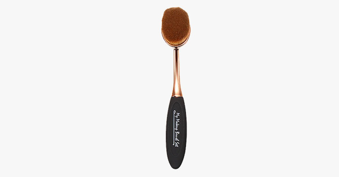 Lisslune | Oval Blush Applicator Brush – For perfect rosy cheeks
