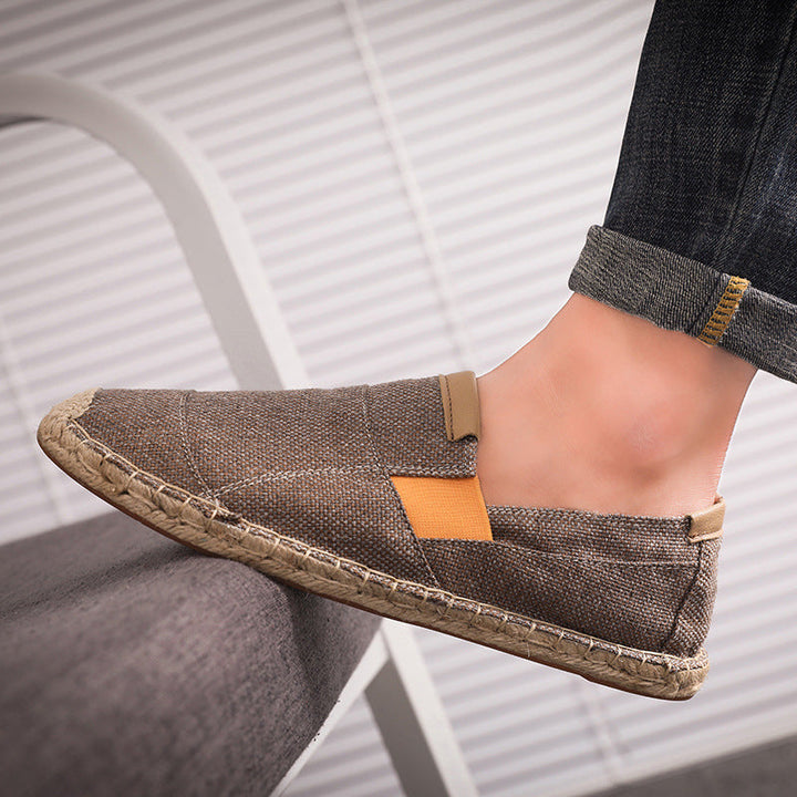 Lisslune | Boss Stylish Handmade Canvas Straw Shoes Summer Chic
