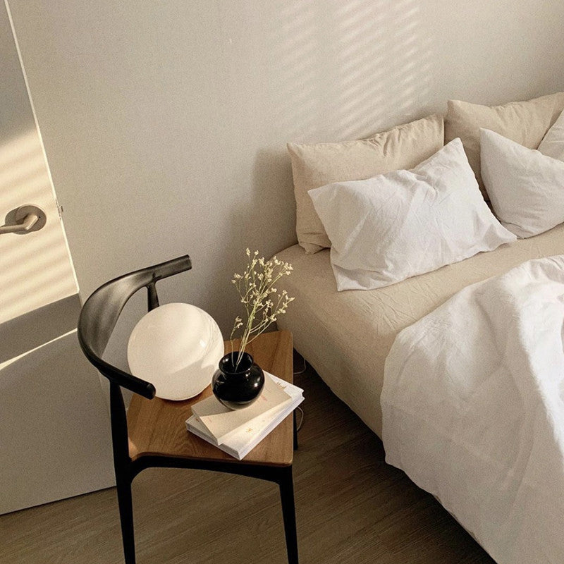 Rynx Two-Color Aesthetic Bedding Set