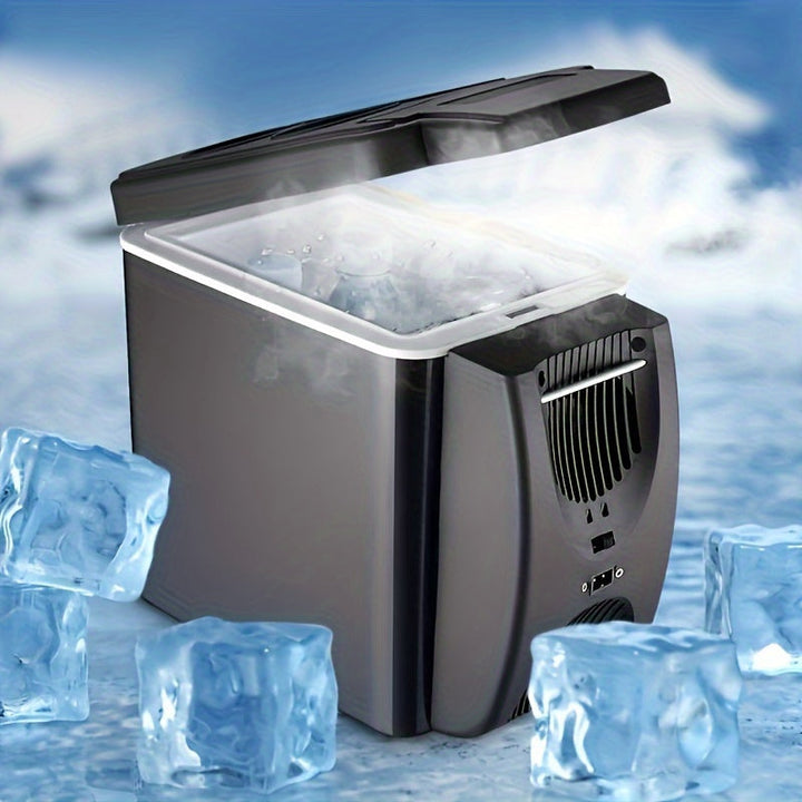 Lisslune | Compact 6L Portable Mini Fridge for Cars – DC 12V Electric Cooler for Drinks, Seafood and Fruits, Ideal for Travel and Outdoor Adventures
