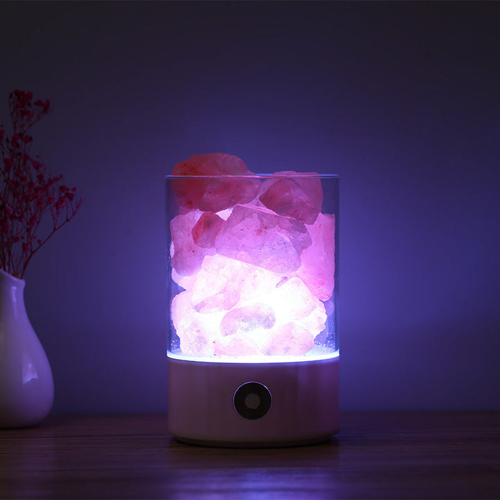 Lisslune | USB Crystal Light Himalayan Salt LED Lamp