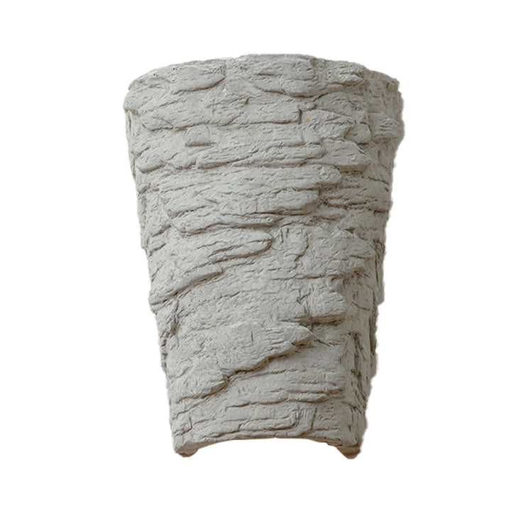 Lisslune | Cement Bowl/Cylinder Shade Wall Lighting Modern Style 1 Light Bathroom Wall Light Fixture in Gray