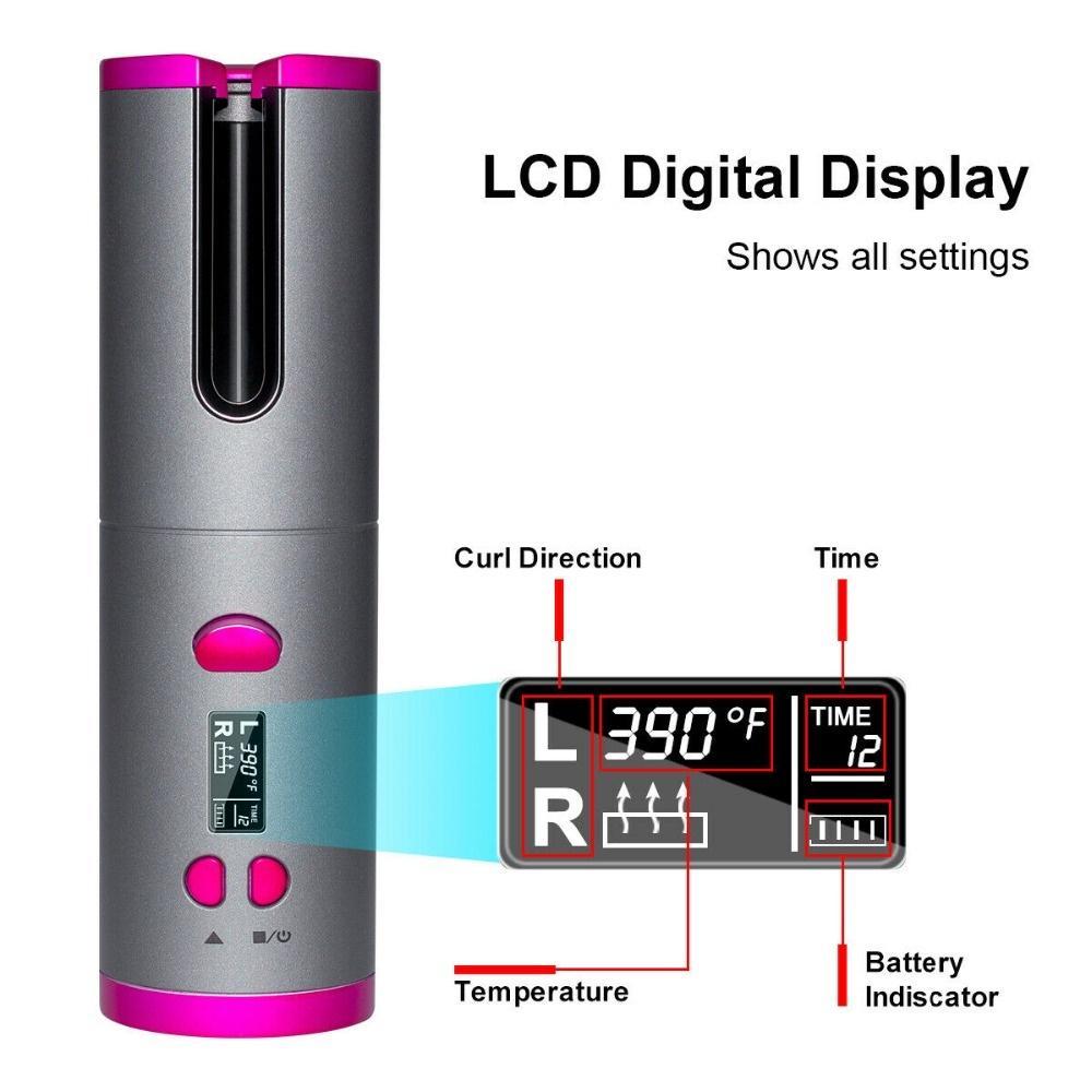 Lisslune | Cordless Auto-Rotation Curling Iron