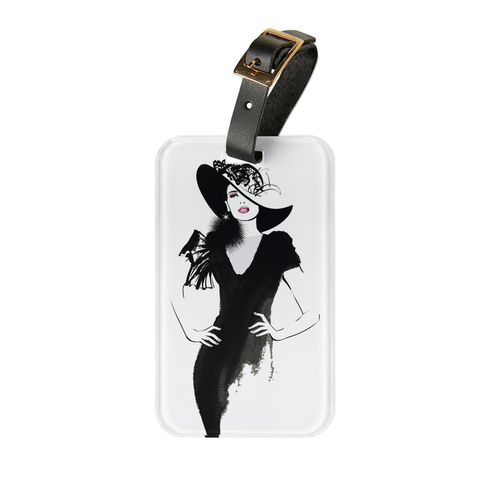 Lisslune | Customizable Elegant Acrylic Travel Luggage Tag with Personalization Options
