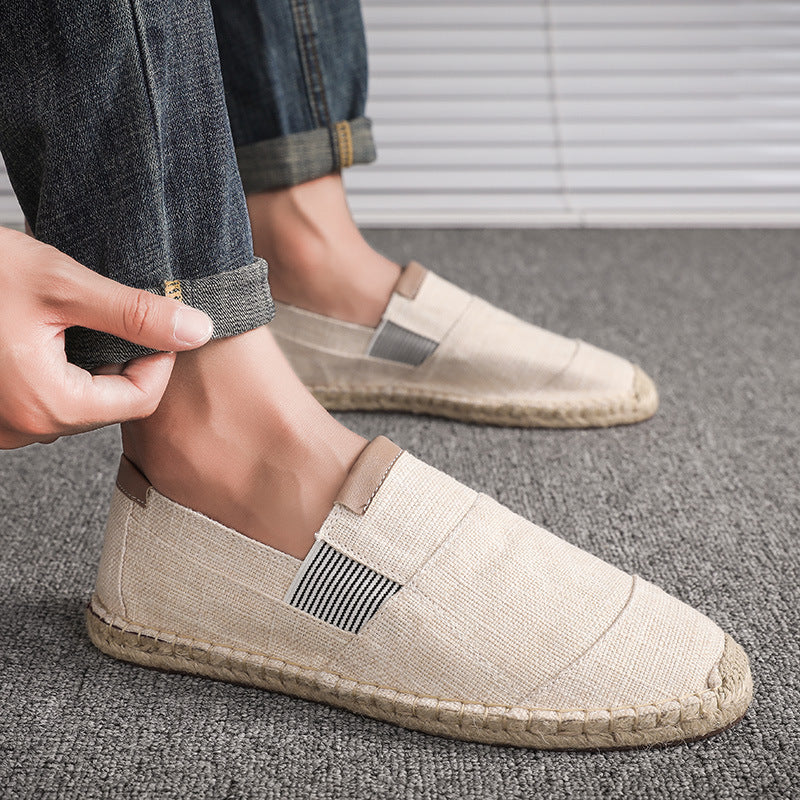 Lisslune | Boss Stylish Handmade Canvas Straw Shoes Summer Chic