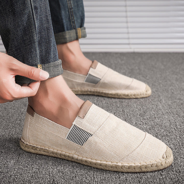 Lisslune | Boss Stylish Handmade Canvas Straw Shoes Summer Chic