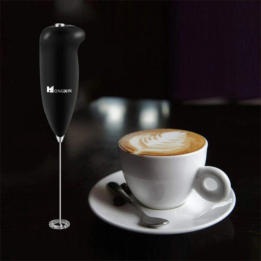 Lisslune | Electric milk frother drink frother whisk mixer stirring device coffee machine egg frother