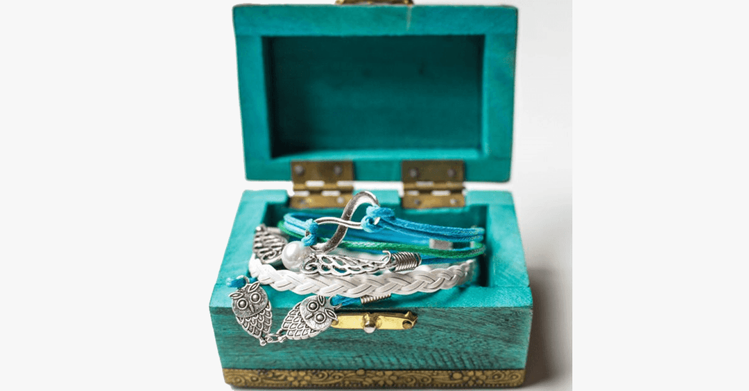Lisslune | Designer Infinity and Owl Bracelet - Ignite your inner fashionista
