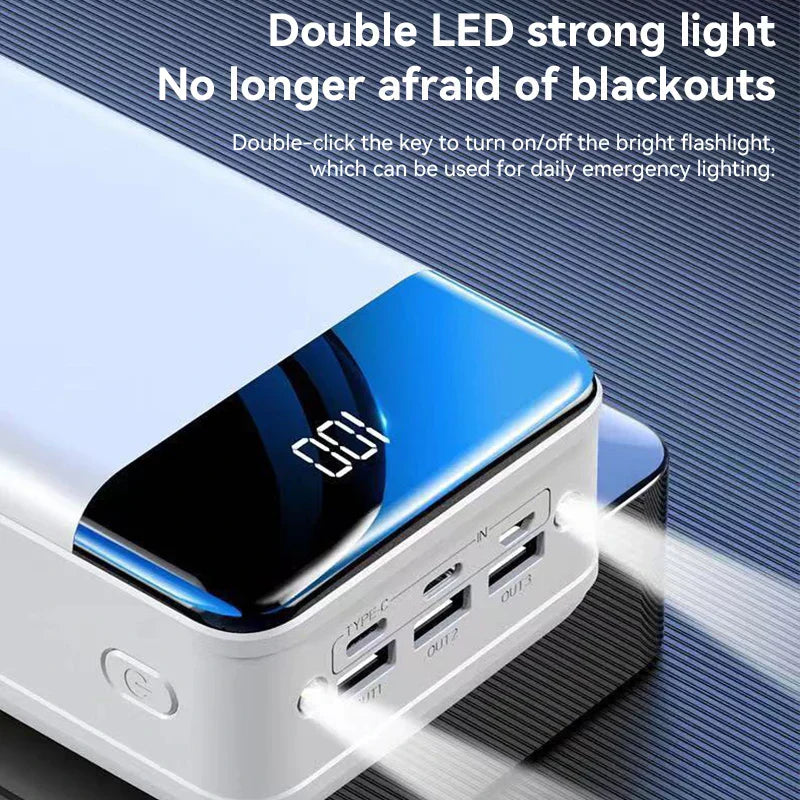Lisslune | 50000mAh large capacity power bank mobile phone super fast charging portable power supply mobile computer external power supply