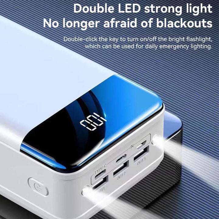 Lisslune | 50000mAh large capacity power bank mobile phone super fast charging mobile power tray mobile computer external power supply