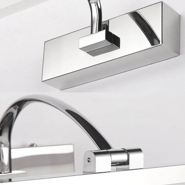 Lisslune | Acrylic Slim Vanity Light Contemporary Style LED Chrome Finish Wall Lamp for Bathroom, 16"/19.5" Diameter