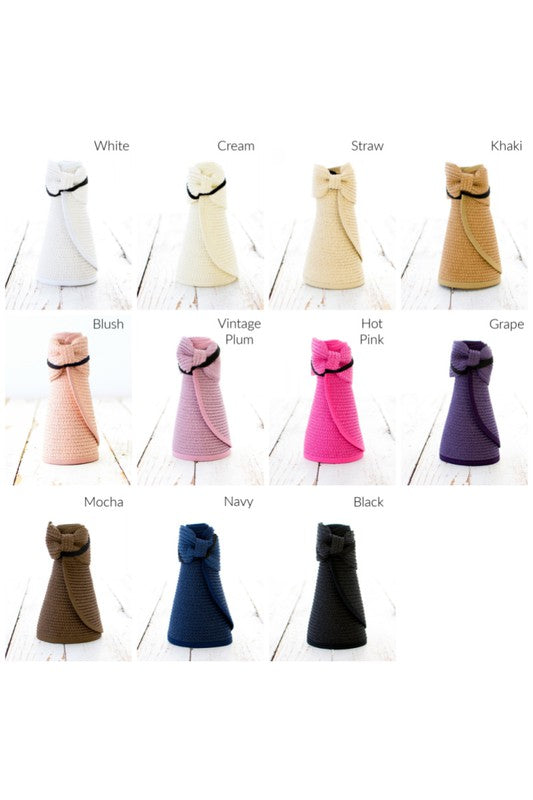 Lisslune | Foldable Wide Brim Bow Visor