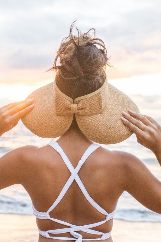 Lisslune | Foldable Wide Brim Bow Visor