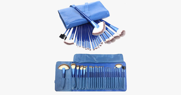 Lisslune | Ocean Blue 24-piece Brush Set