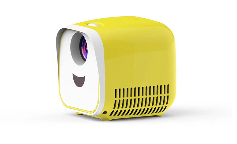 Lisslune | LED Mini HD Home Projector with Multi-language System, Support Reading Flash Drive, Mobile Hard Disk & TF Card, for Home and Office