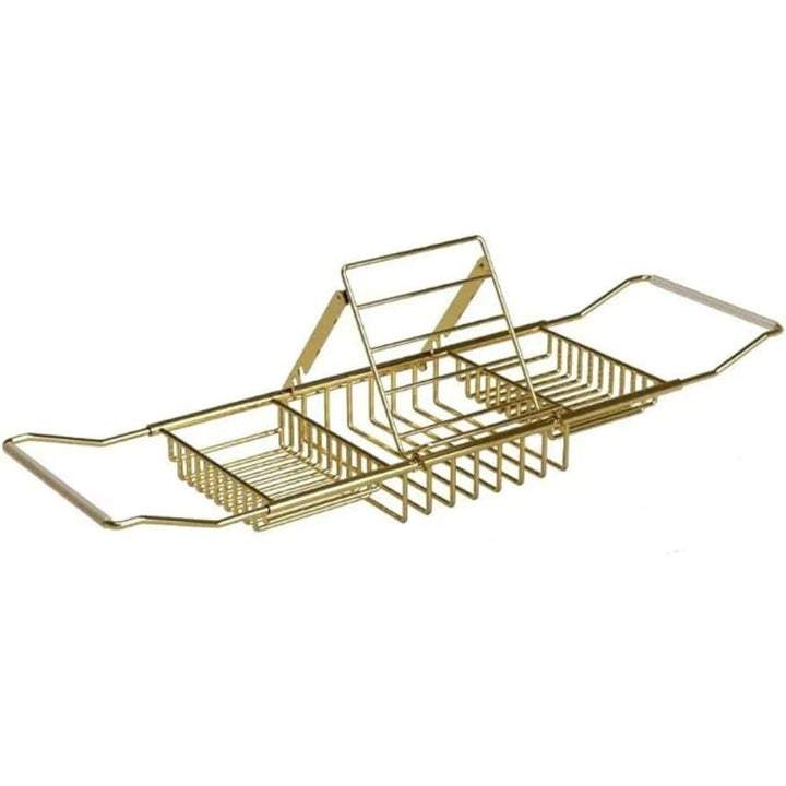 Lisslune | Adjustable Stainless Steel Bathtub Caddy Tray