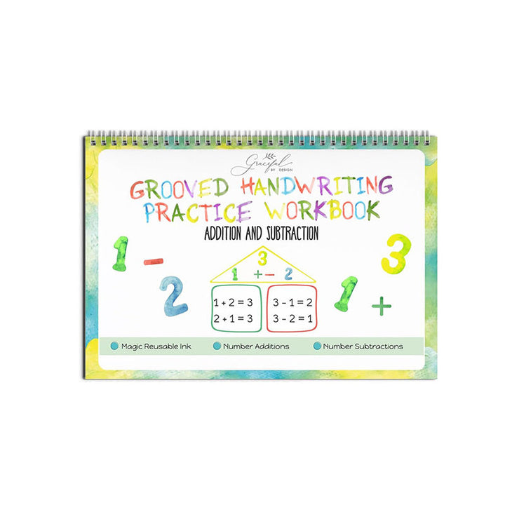 Lisslune | Reusable ribbed handwriting workbooks