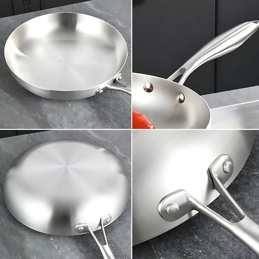 Lisslune | Stainless Steel Frying Pan