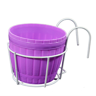 Lisslune | Practical plant pot holder with stable metal frame for balcony and terrace