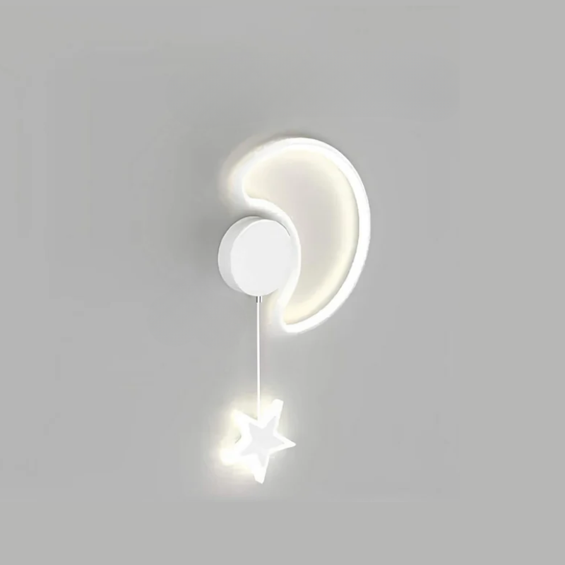 Lisslune | DreamLight | Magical Wall Lamp with Clouds, Stars and Moon