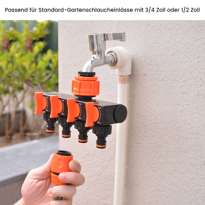 Lisslune | Four-way valve actuator for outdoor use with switch