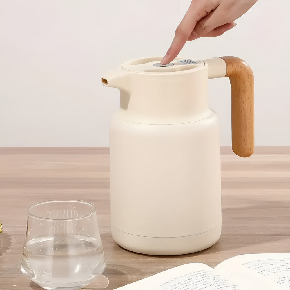 Lisslune | Classic Wooden Handle Thermal Carafe